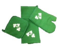 Oven Mitt,Towel,Pot Holder Set